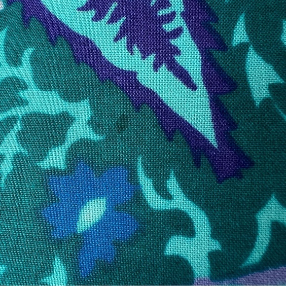 Diane von Furstenberg Color Authority Paisley Viscose Rayon Tunic Tank Size L - Picture 3 of 11